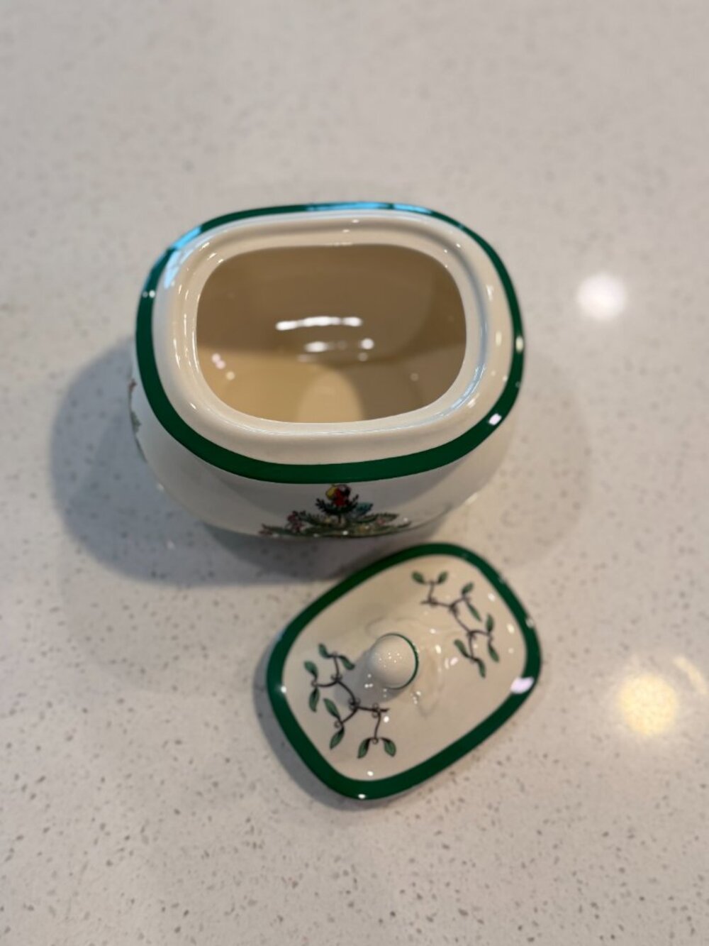 Spode Christmas Tree Sugar & Creamer Set - Picture 2 of 5